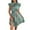 Green formal dresses for women, variant on Wycnly Formal Dresses for Women Party Prom Vintage Ruffle Sleeve Pleated Swing Formal Dresses with Tie Short Sleeve Stand Neck Floral Print 2025 Summer Mini Dress Pink l