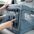 thumbnail image 3 of Foldable Pet Carrier Airline Approved Portable Dog Crate Cat Cage Travel Kennel for Small Dogs and Cats Car Seat Carrier Lightweight-Collapsible Pet Transport Box 1Pcs B, 3 of 6