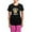 With Pink Pant, variant on CafePress - Women's Dark Pajamas - Women's Short Sleeve Print T-Shirt and Pants Dark Cotton Pajama Set