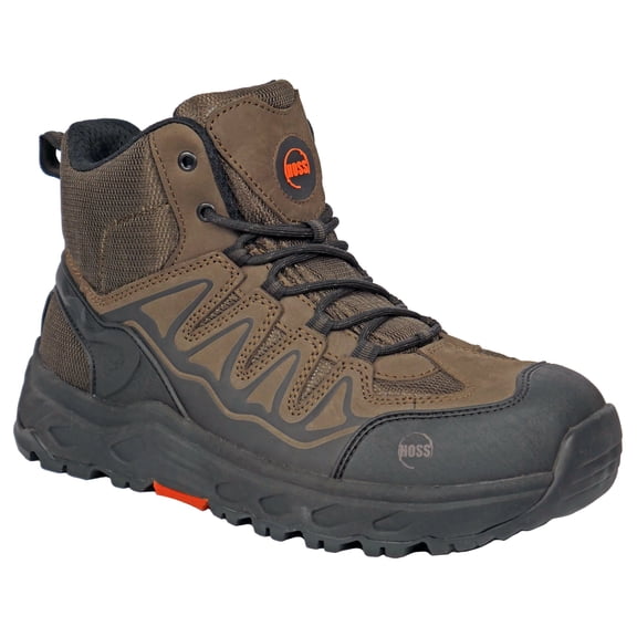 HOSS Boots Men's Eric Hi Oblique Toe Safety Toe Hiker Work Boots