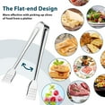 8 Pack Serving Tongs Versatile and Durable Kitchen Tongs for Food