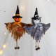 thumbnail image 4 of 4 paquetes de decoración de fantasma colgante de Halloween, colgante de calcetín de viento de paja de fantasma de calabaza para patio delantero, patio, jardín y decoraciones de fiesta de Halloween, 4 of 5