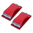 thumbnail image 1 of 2X Rectangle Paper Grit Sandpaper Holder Hand Sander Red Black, 1 of 8