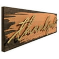 thumbnail image 4 of Thankful Wire Plaque - Walnut, 4 of 5