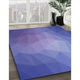 thumbnail image 3 of Ahgly Company Machine Washable Indoor Rectangle Transitional Light Slate Blue Area Rugs, 2' x 3', 3 of 7