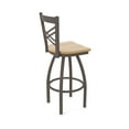 thumbnail image 2 of Holland Misha XL 25" Counter Stool - Pewter/Dark Cherry Oak Seat, 2 of 2