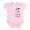Petal Pink, variant on CafePress - Ayiti Infant Bodysuit - Baby Light Bodysuit, Size Newborn - 24 Months