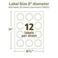 thumbnail image 6 of Avery EcoFriendly Round Labels, 2" Diameter, 600ct, 6 of 10