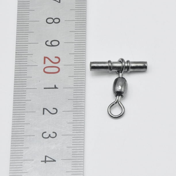 Conector De Pesca Conector de pesca de 30 uds gancho giratorio de línea de pescado de cobre duradero para suministros de pescador Sywqhk Para Estrenar
