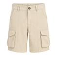 thumbnail image 3 of WOYY Girls Cargo Shorts Kids Unisex School Uniform Khaki Shorts with Pockets, Sizes 5-15, Khaki, 3 of 8