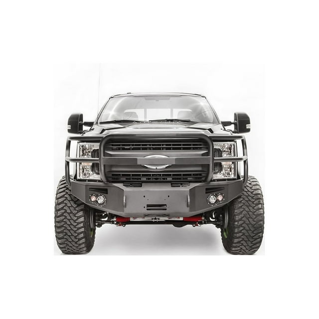 Fab Fours Bumper FS17-A4150-1 Premium; One Piece Design; Direct Fit; Mounting Hardware Included; With Grille Guard; With Internal Winch Mount; Without Tow Hook Mounts/With D-Ring Mounts