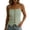 Green, variant on SHTXOZHI Womens Linen Tank Tops Spaghetti Strap Button Front Cropped Tees Square Neck Comfortable Casual Top