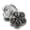 Black, variant on 5PCS Flower Crystal Chunk Charm Snap Button Fit 18mm Drill Snap Jewelry 41-5pcs mixed