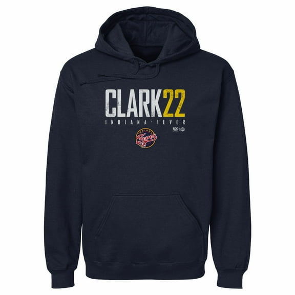 Men's 500 Level Caitlin Clark Navy Indiana Fever Elite Pullover Hoodie