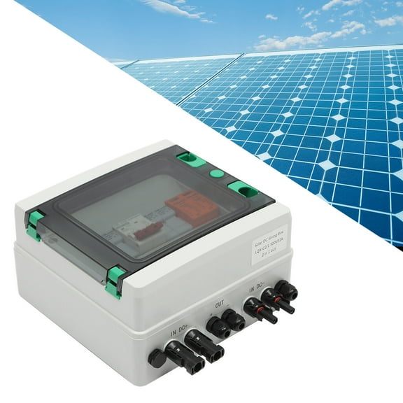 Solar DC Connection Box Distribution Box IP65 Waterproof Housing Lighting Protection Box