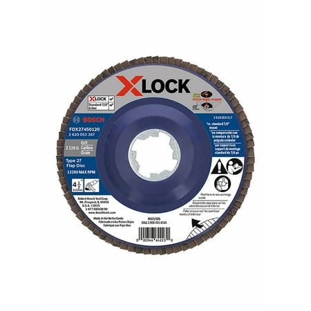 UPC: 0000346642230 | Bosch Genuine OEM 120 Grit Disc # FDX27450120