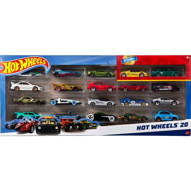 Hot Wheels ミニカー コレクション　セット Hot Wheels Set of 20 Toy Sports & Race Cars in 1:64 Scale