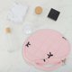 thumbnail image 4 of Bolsa de maquillaje bordada en forma de corazón con lazo para viajar, poliéster rosa, 4 of 6