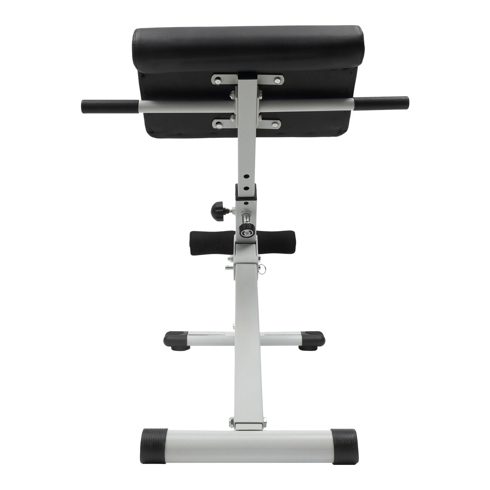 White Steel Roman Chair Back Hyperextension Bench Machine, Adjustable, 150kg/330 lbs