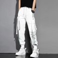 thumbnail image 2 of New Hong Kong Style Workwear Pants  Men‘s Solid Color Versatile Loose Trendy Large Size Leggings, 2 of 6