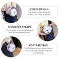 thumbnail image 5 of Raindrops Fashion Cartoon Cat Cross Body Shoulder Bag with Chain Adjustable Straps for Women White, 5 of 8