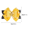 thumbnail image 3 of Qiopertar Yellow Bumblebee Bow Hair Clip, Honeybee Festival Hair Accessory for Girls Kids, Cute Party Costume Decoration Hairpin for Outfits Photos Gifts, Black, 3 of 6