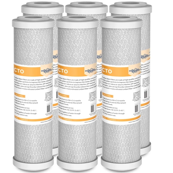 Cartucho de filtro de agua Membrane Solutions 5 Micron 2.5 x 10
