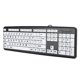 thumbnail image 4 of Sidaley Teclado con cable de impresión grande para ordenador, escritura fluida, teclados USB ligeros, equipo de entrada de Cable, teclado para ancianos, Juegos de teclado y mouse para computadora, 4 of 6