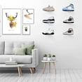 thumbnail image 3 of Plastic floating shoe display rack, sports shoe wall-mounted rack, 3 of 5