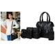 thumbnail image 1 of Bolso de Mano de Moda para Mujer, Bolsos de Cuero PU + Bolso de Hombro + Monedero + Tarjetero, Cumpleaños de Navidad para Mujer Macarena Monedero del bolso de las mujeres, 1 of 8