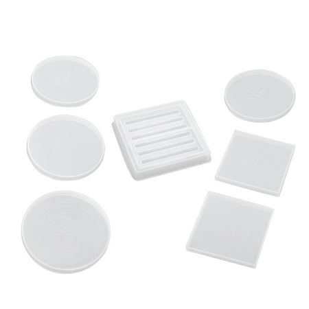 

Resin Reusable Smoothing Simple Operation Silicone Easy Demoulding Shiny Elastic For DIY Storage Brackets For DIY Making Coasters