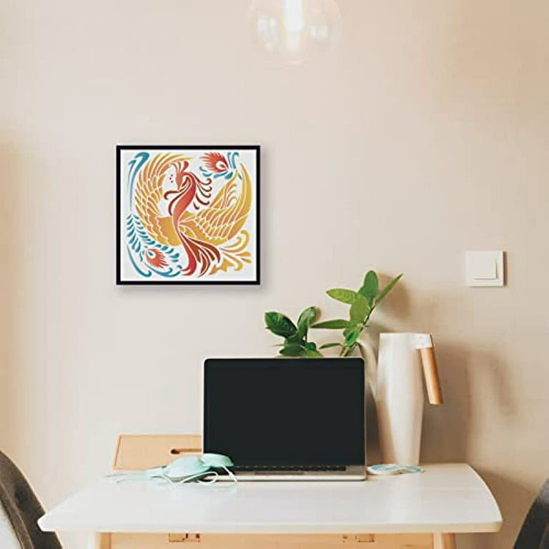 Phoenix Stencil - Firebird - DIY Art Template Best Vinyl Large Airbrush  Stencils & Templates for Painting on Wood, Canvas, Wall -XS (11 x 11.5)