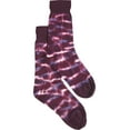 thumbnail image 2 of Tic Tac Toe Girls Tie Dye Socks 31844-Small (purple tie dye), 2 of 3