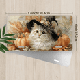 thumbnail image 2 of 1 Pcs 2D Flat License Plate Covers & Frames, A Cat Wearing a For Decorative Front, Waterproof For Decoration Aluminum License Plate Covers & Frames Cover For Men Women, 12" X 6", 2 of 6