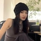 thumbnail image 5 of Sombrero de punto versátil de moda fino Jersey de sombrero Baotou Otoño e invierno al aire libre, 5 of 5