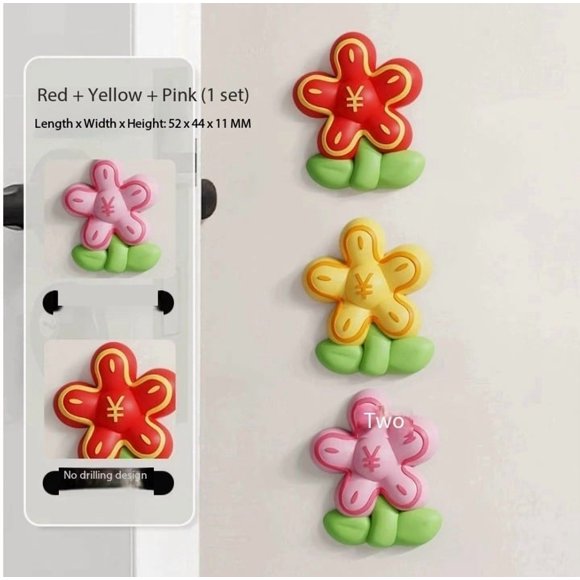 1 Juego de calcomanías de pared anticolisión for refrigerador, manija de puerta, tope de puerta anticolisión, amortiguador trasero, artefacto, decoración de pared