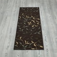 thumbnail image 1 of Ottomanson Ottohome Collection Non-Slip Rubberback Leaves Design Indoor Rug/ Mat, 1 of 7