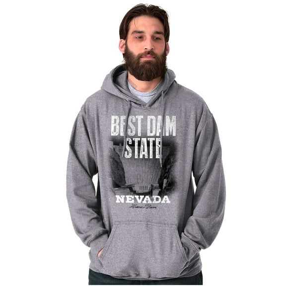 Nevada Best Dam State Hoover NV Unisex Plus Fleece Graphic Hoodie Brisco Brands 2X
