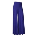 thumbnail image 4 of Pantalones Pantalones de yoga de cintura alta Pantalones de mujer de pierna ancha Ropa deportiva, Azul, 4XL sidaley AP002098-28, 4 of 5