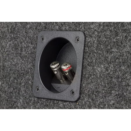 Scosche SE69KT 6 x 9 Single Car Speaker Box Enclosure with Gray Carpet