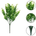 thumbnail image 4 of Matsuzay 2 piezas de flores artificiales de plástico de eucalipto, arbustos resistentes a los rayos UV, plantas, plantas, boda, hogar, jardín, Type3 NO3, 4 of 6