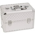 thumbnail image 2 of Sunrise I3161DMSL Silver Dmnd Trolley Makeup Case - I3161, 2 of 4