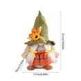 thumbnail image 3 of Fall Gnomes Plush Fall Decorations Hold Pumpkin Corn Wear Sunflower Hat Swedish Tomte Doll Elf Autumn Harvest Thanksgiving Gnomes Table Decorations for Home Kitchen Indoor, 3 of 6