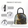 thumbnail image 4 of Easygdp Ferocious Dinosaur Bolsa de Almuerzo Insulada Grande, Forro de Aluminio, Diseño Espacioso, a Prueba de Fugas, Ideal para Trabajo, Picnics, Viajes y Actividades al Aire Libre, 4 of 6