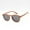 Brown, variant on LADIGASU Summer Solid Color Silicone Sunglasses For Boys And Sun Shading And Protection able Baby Sunglasses