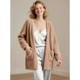 thumbnail image 2 of DAKIMOE Sleep Cardigans Robe Bed Jackets for Women Toasty Cozy Sherpa Coat Cloud-Soft House Jacket Loose Oversized Fleece Fuzzy Outwear, S-XXL, 2 of 8