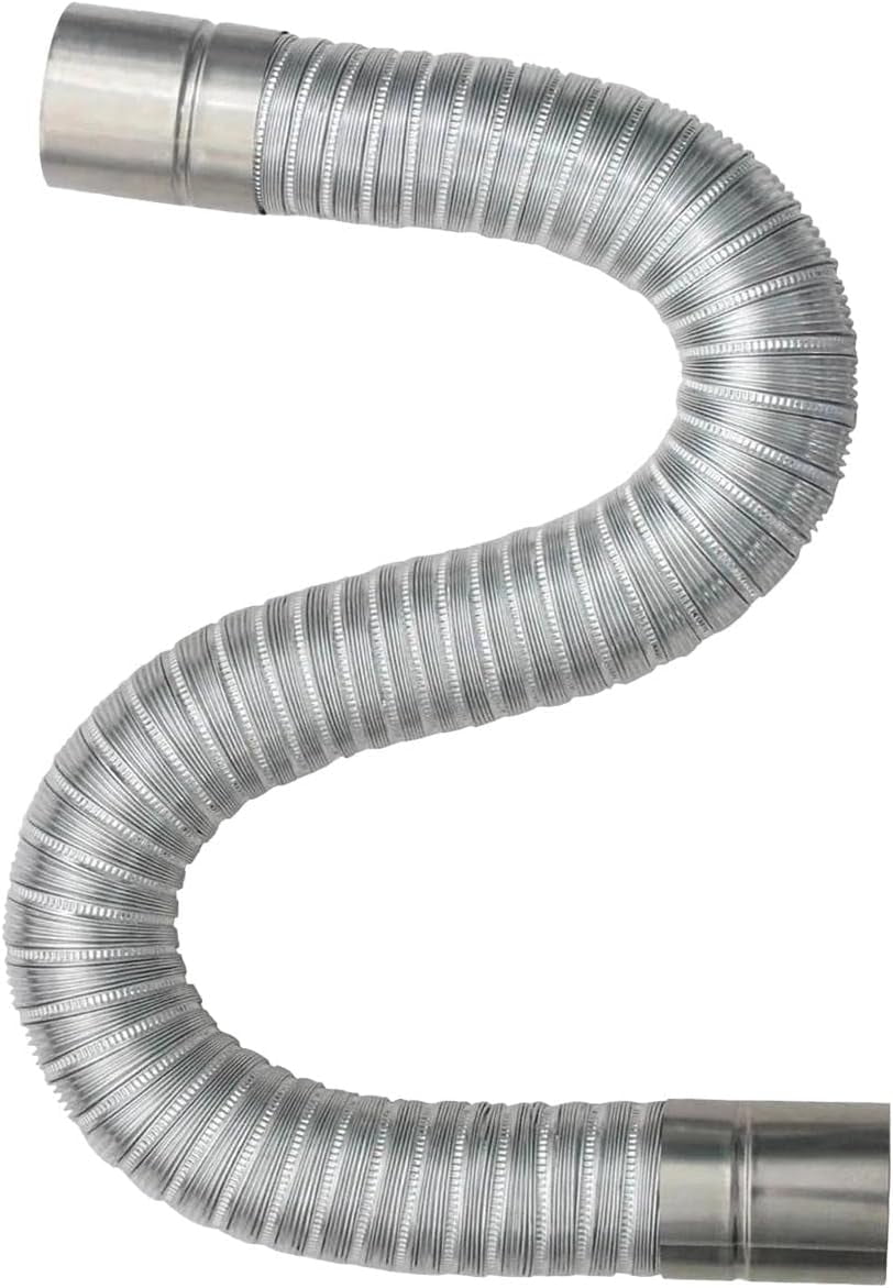 Flue Extension Tube Chimney Ventilation Portable Fire Place Boiler