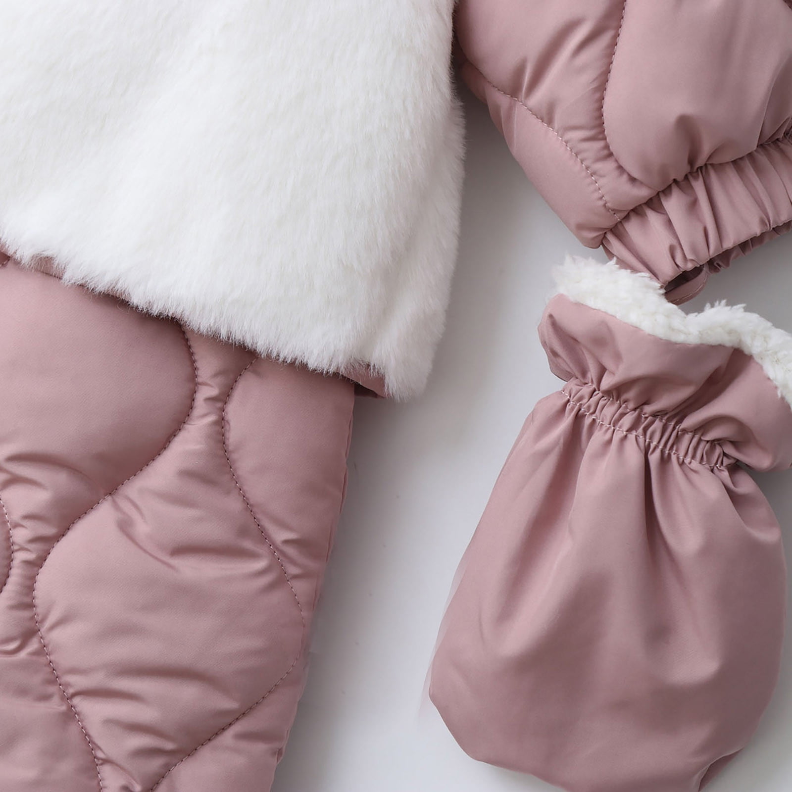 RMGVDSD Infant Baby Winter Snowsuit Coat Romper Thermal Insulated Soft Hooded Footed Onesie Outwear Warm Jumpsuit Bodysuit For Girl Boy Leisure Sports Wear 1-2 Years
