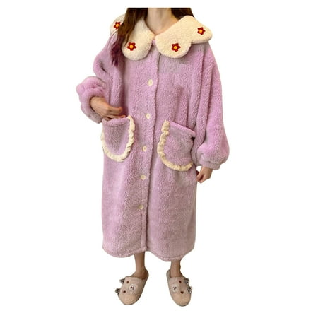 

Soighxzc Women s Long Pajama Suit 2 Piece Base Layer Thermal Underwear Warm Comfy Pajamas Cold Weather One Size Purple
