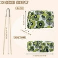 thumbnail image 4 of FORMRS Women Crossbody Purse with Chain Strap Vegan Leather Shoulder Handbag, Gray Floral, 4 of 7